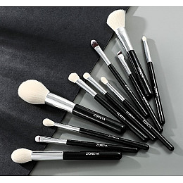 Набор кистей для макияжа Zoreya Motion черный 25 штук