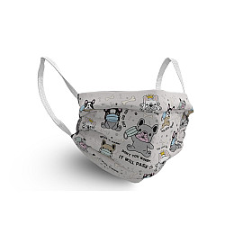 Маска для лица Geronimo frenchie 3034 One size Разноцветный (3800999007991)