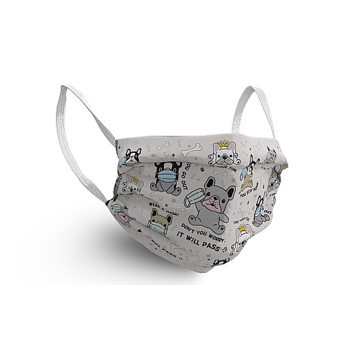 Маска для лица Geronimo frenchie 3034 One size Разноцветный (3800999007991)