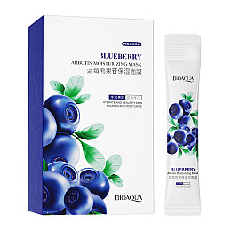 Маска для обличчя нічна в стиках Bioaqua Blueberry Arbutin Moisturizing Mask