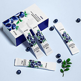 Маска для обличчя нічна в стиках Bioaqua Blueberry Arbutin Moisturizing Mask