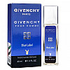 Парфюмированная вода мужская Givenchy Pour Homme Blue Label Pheromone Perfume 40 мл