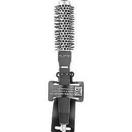 Керамічна кругла щітка для волосся Lussoni Hr Styling Brush With Pin 25 мм Сірий (5903018916699)