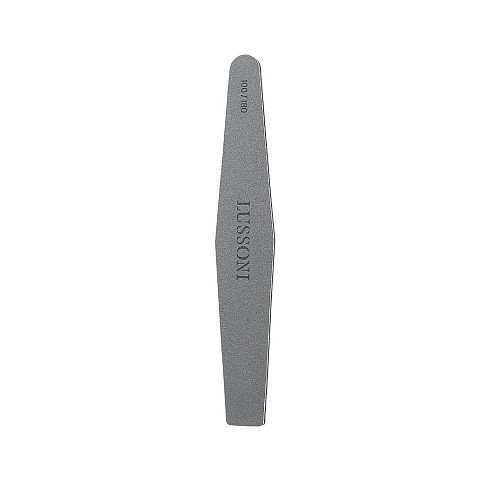 Пилочка для нігтів Lussoni Waterproof Diamond Mylar File 100/180 Темно-сірий (5903018917474)