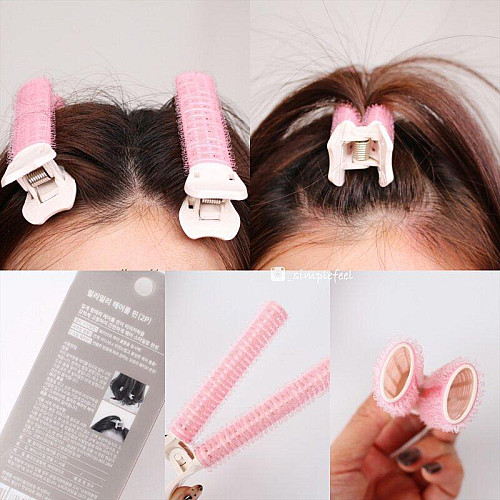 Бігуді-кліпси для волосся Masil Peach Girl Hair Roller Pins Рожевий 2 шт (8809744061139)