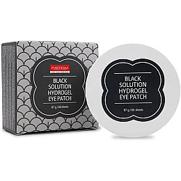 Гідрогелеві патчі під очі Purederm Black Solution Hydrogel Eye Patch 60 шт (8809411184406)