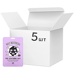 Набор пузырьковых масок для лица G9SKIN Self Aesthetic Pore Clean Bubble Mask 23 мл 5 шт (8809211654567)
