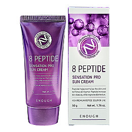 Солнцезащитный крем Enough Пептиды 8 Peptide Sensation Pro Sun Cream 50 г (8809726960375)