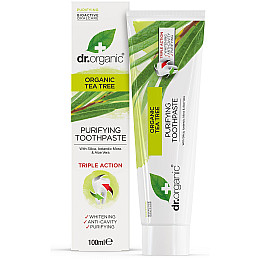 Зубная паста с экстрактом чайного дерева Dr. Organic 100 мл