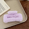 Крабик плюшевий для волосся ANbeauty Квадрат Purple (AN0103275)