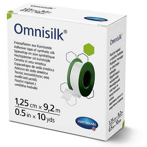 Пластир фіксуючий Paul Hartmann Omnisilk 1,25 см х 9,2 м
