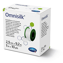 Пластир фіксуючий шовковий Paul Hartmann Omnisilk 2,5 см х 9,2 м