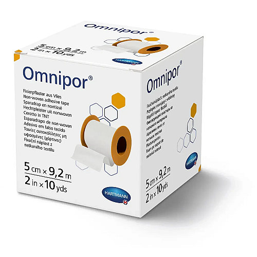 Пластир фіксуючий Paul Hartmann Omnipor 5 см х 9,2 м з нетканого матеріалу