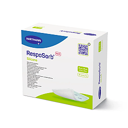 Пов'язка з суперабсорбуючим полімером Paul Hartmann RespoSorb Silicone 8х8см 1шт