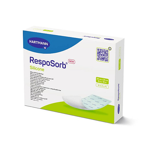 Пов'язка з суперабсорбуючим полімером Paul Hartmann RespoSorb Silicone 20х25см 1шт