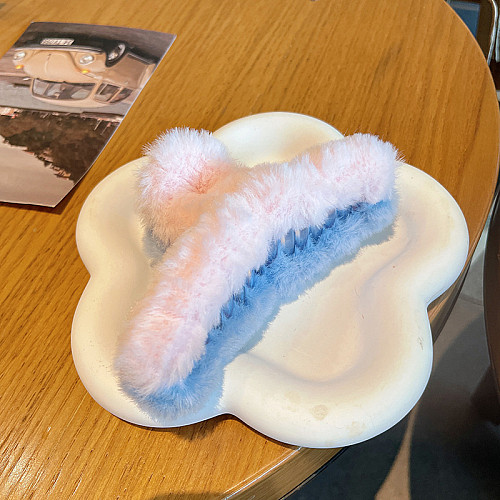 Крабик плюшевий для волосся ANbeauty Pink-Blue (AN0103279)