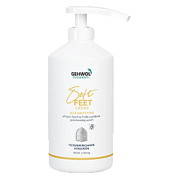 Шелковый крем для ног Gehwol Fusskraft Soft Feet Молоко и мед 500 мл