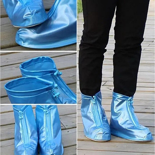 Бахилы уличные чехлы-дождевики для обуви OPT-TOP Cover for rain shoes Синий (2104618363)