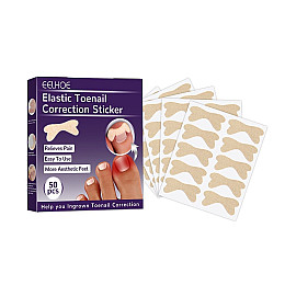 Набір для корекції вростаючих нігтів Elastic Toenail Correction Sticker 50 шт Бежевий (2104618421)