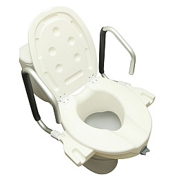 Насадка на унітаз з кришкою та підлокітниками MED1 SC7060B-N-4 50 см
