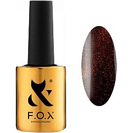 Гель-лак F.O.X. Cat Eye Galaxy 002 Коричневий 7 мл (60421)