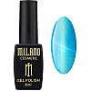 Гель-лак Milano №09 Cat Eyes Deluxe Бірюзовий 8 мл (61060)