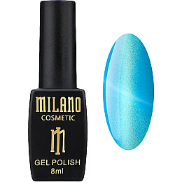 Гель-лак Milano №09 Cat Eyes Deluxe Бірюзовий 8 мл (61060)