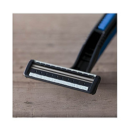 Одноразовые бритвы Kai razor Черно-синий 8 шт