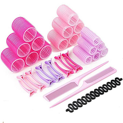 Набір для укладки волосся Urbanset 33 шт Pink KFTO69