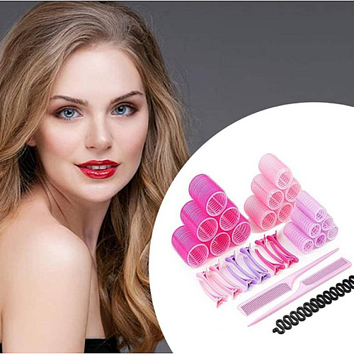 Набір для укладки волосся Urbanset 33 шт Pink KFTO69