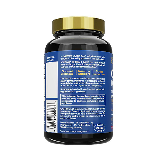 Омега 3 Nordway Daily Omega-3 1000 мг 90 капсул (CO003709)