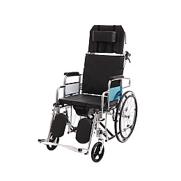 Инвалидная коляска с туалетом MED1 до 135 кг KY608GC-51