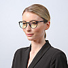 Очки для комп'ютера LuckyLOOK Blue Blocker Пантo Чорний 754-706