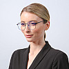 Очки для комп'ютера LuckyLOOK Blue Blocker Фешн-класика Чорний 754-829