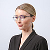 Очки для комп'ютера LuckyLOOK Blue Blocker Фешн-класика Чорний 754-812