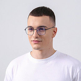 Очки для компьютера LuckyLOOK Blue Blocker Фэшн-классика Черный 754-799
