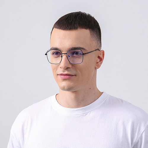 Очки для компьютера LuckyLOOK Blue Blocker Фэшн-классика Черный 754-799