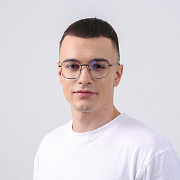 Очки для компьютера LuckyLOOK Blue Blocker Фэшн-классика Черный 754-744