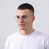 Очки для комп'ютера LuckyLOOK Blue Blocker Фешн-класика Чорно-золотистий 754-737