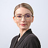 Очки для комп'ютера LuckyLOOK Blue Blocker Фешн-класика Чорний 754-690