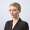 Очки для комп'ютера LuckyLOOK Blue Blocker Фешн-класика Чорно-золотистий 754-683