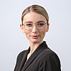 Очки для комп'ютера LuckyLOOK Blue Blocker Фешн-класика Чорно-золотистий 754-683