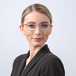 Очки для компьютера LuckyLOOK Blue Blocker Тишейды Черно-серебристый 754-621