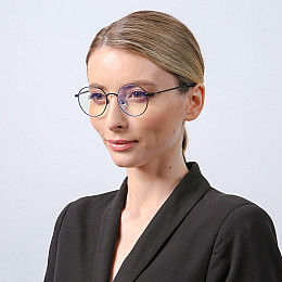 Очки для компьютера LuckyLOOK Blue Blocker Тишейды Черный 754-614