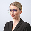 Очки для комп'ютера LuckyLOOK Blue Blocker Фешн-класика Чорний 754-560