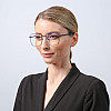 Очки для комп'ютера LuckyLOOK Blue Blocker Квадрати Чорний 754-539