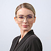 Очки для комп'ютера LuckyLOOK Blue Blocker Квадрати Чорний 754-539