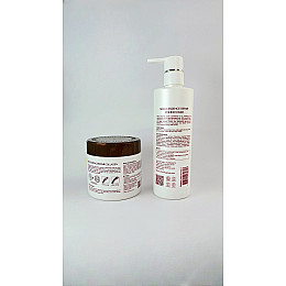 Набір для глибокого живлення з ліпідною реконструкцією Karseell Maca Collagen Repair Conditioner 1 л (MaskKomd)