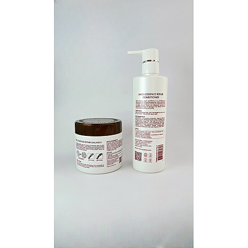 Набір для глибокого живлення з ліпідною реконструкцією Karseell Maca Collagen Repair Conditioner 1 л (MaskKomd)