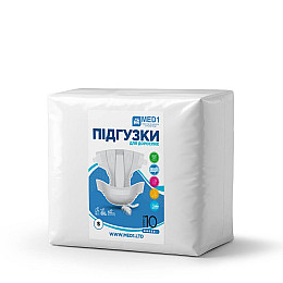 Подгузники для дорослих MED1 WC01 S 10 шт